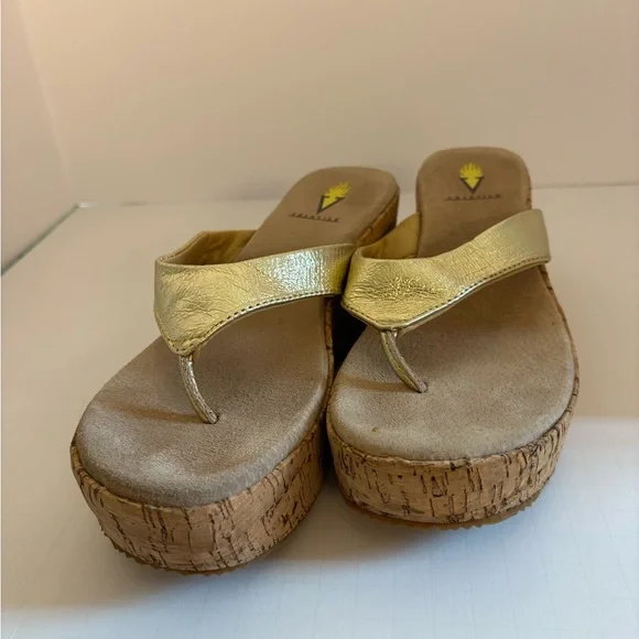 Shoes Amazon Volatile Womens Size 11 Brown Thong Platform Wedge